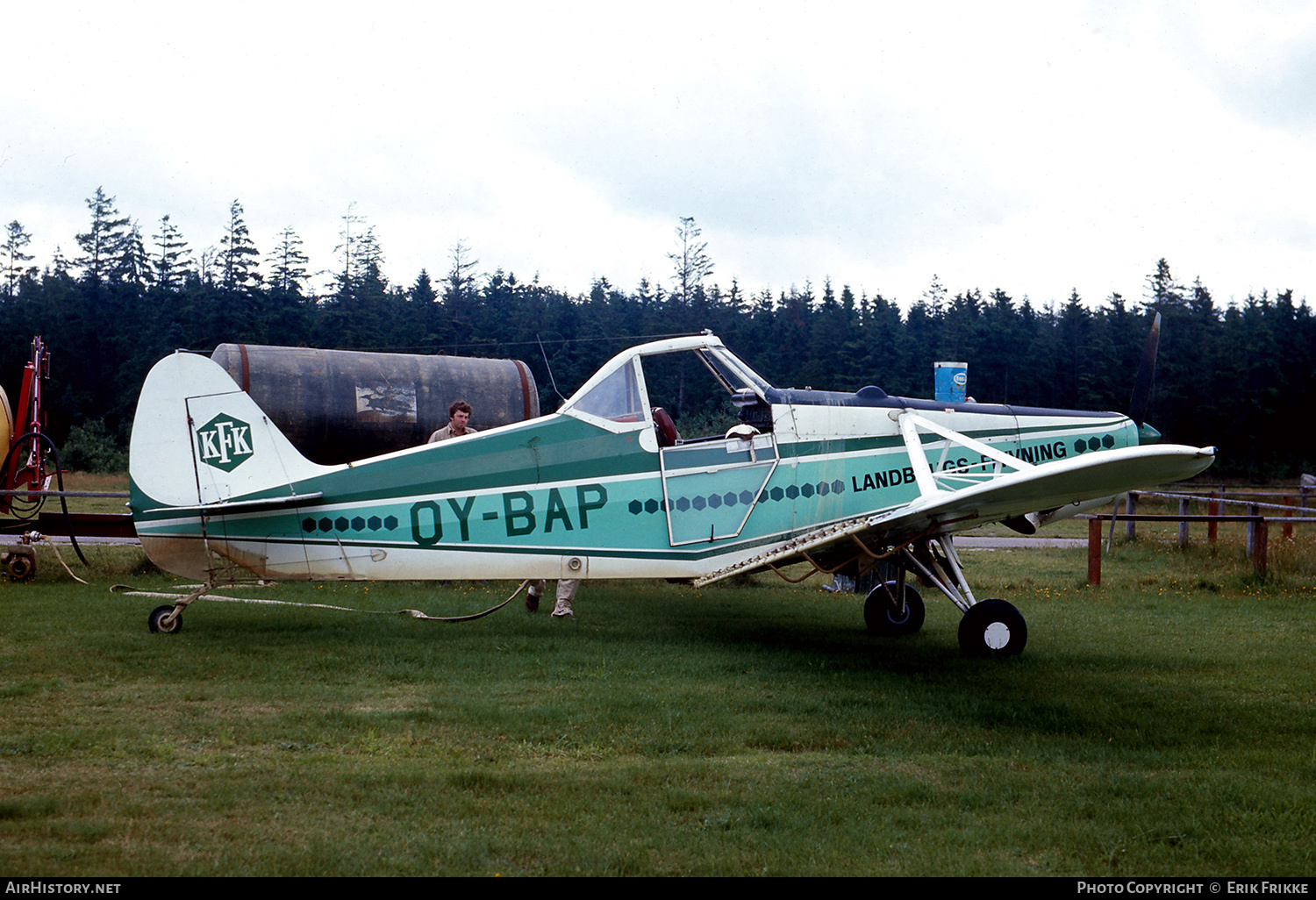 Aircraft Photo of OY-BAP | Piper PA-25-235 Pawnee B | KFK - Korn- & Foderstof Kompagniet | AirHistory.net #374999