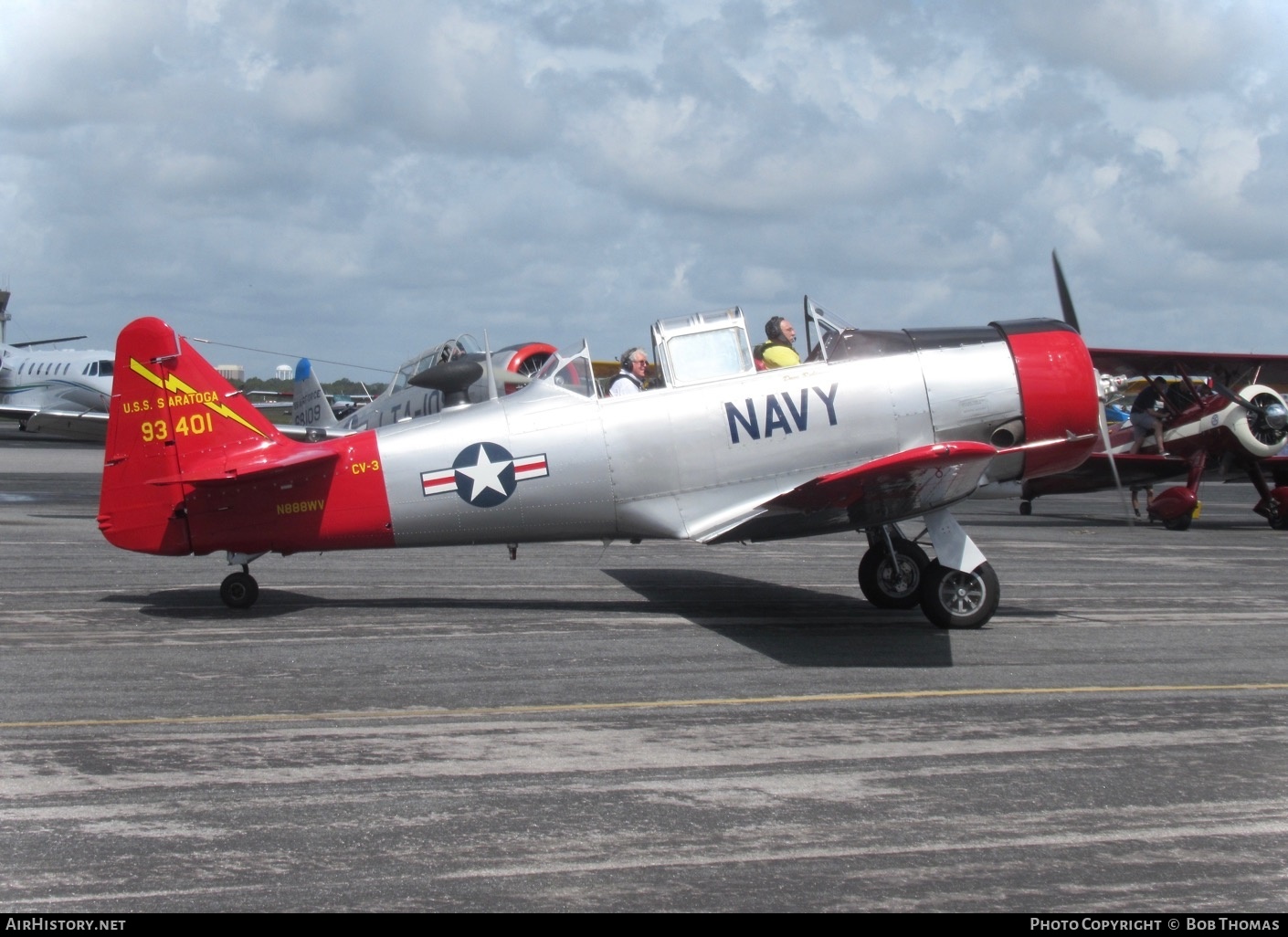 Aircraft Photo of N888WV / 93401 | North American T-6G Texan | USA - Navy | AirHistory.net #375001