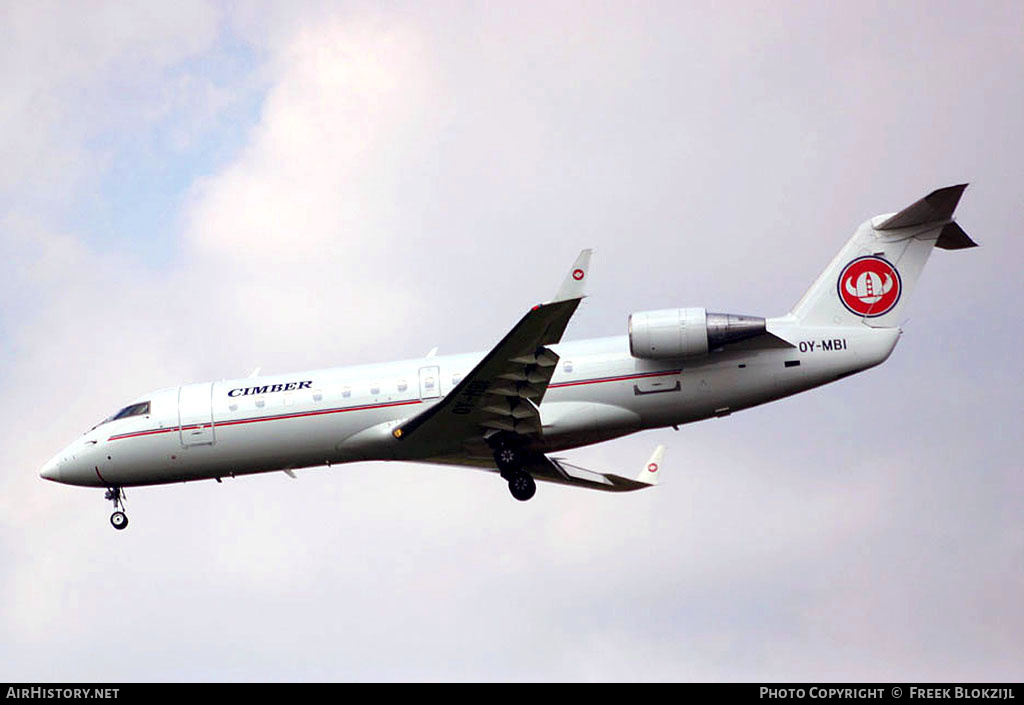 Aircraft Photo of OY-MBI | Bombardier CRJ-200LR (CL-600-2B19) | Cimber Air | AirHistory.net #375016