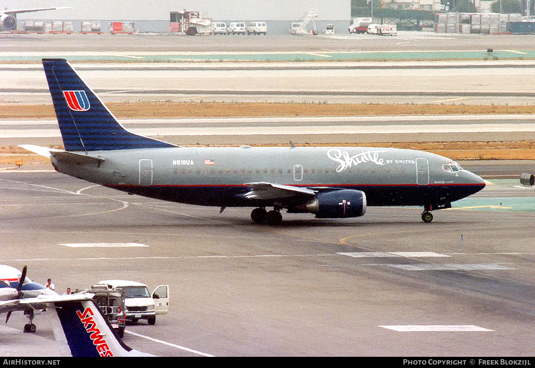 Aircraft Photo of N918UA | Boeing 737-522 | Shuttle by United | AirHistory.net #375019
