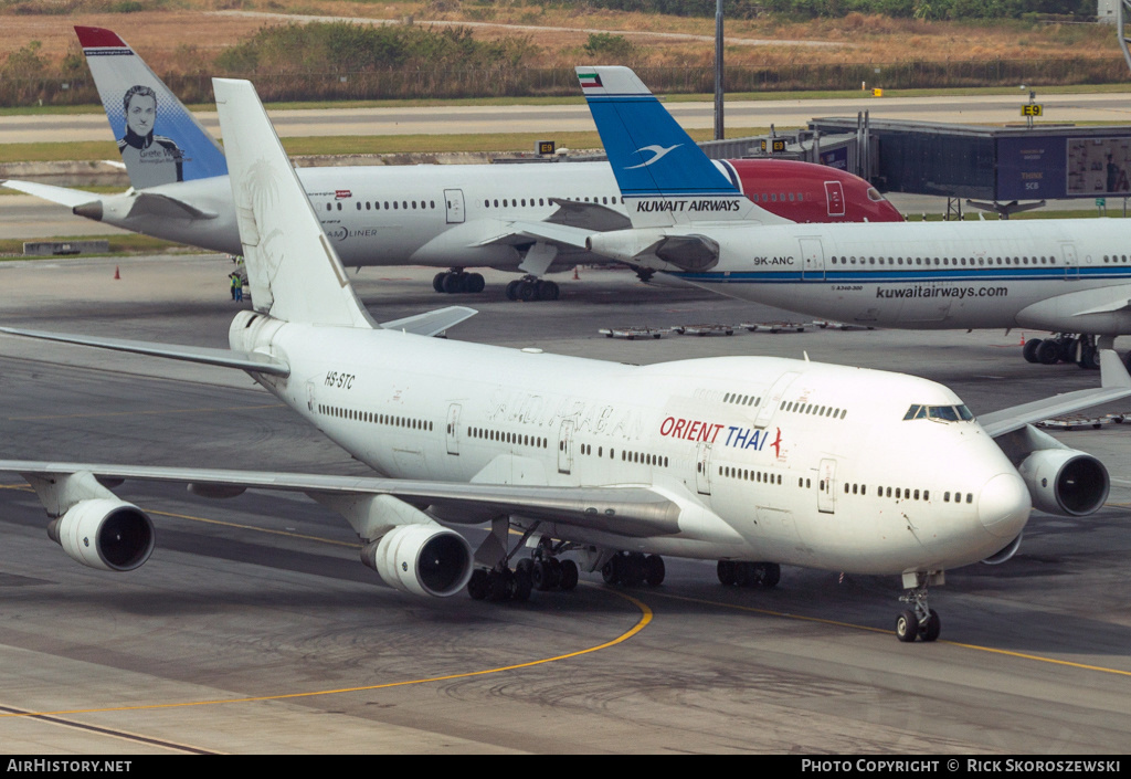Aircraft Photo of HS-STC | Boeing 747-412 | Orient Thai Airlines | AirHistory.net #375024