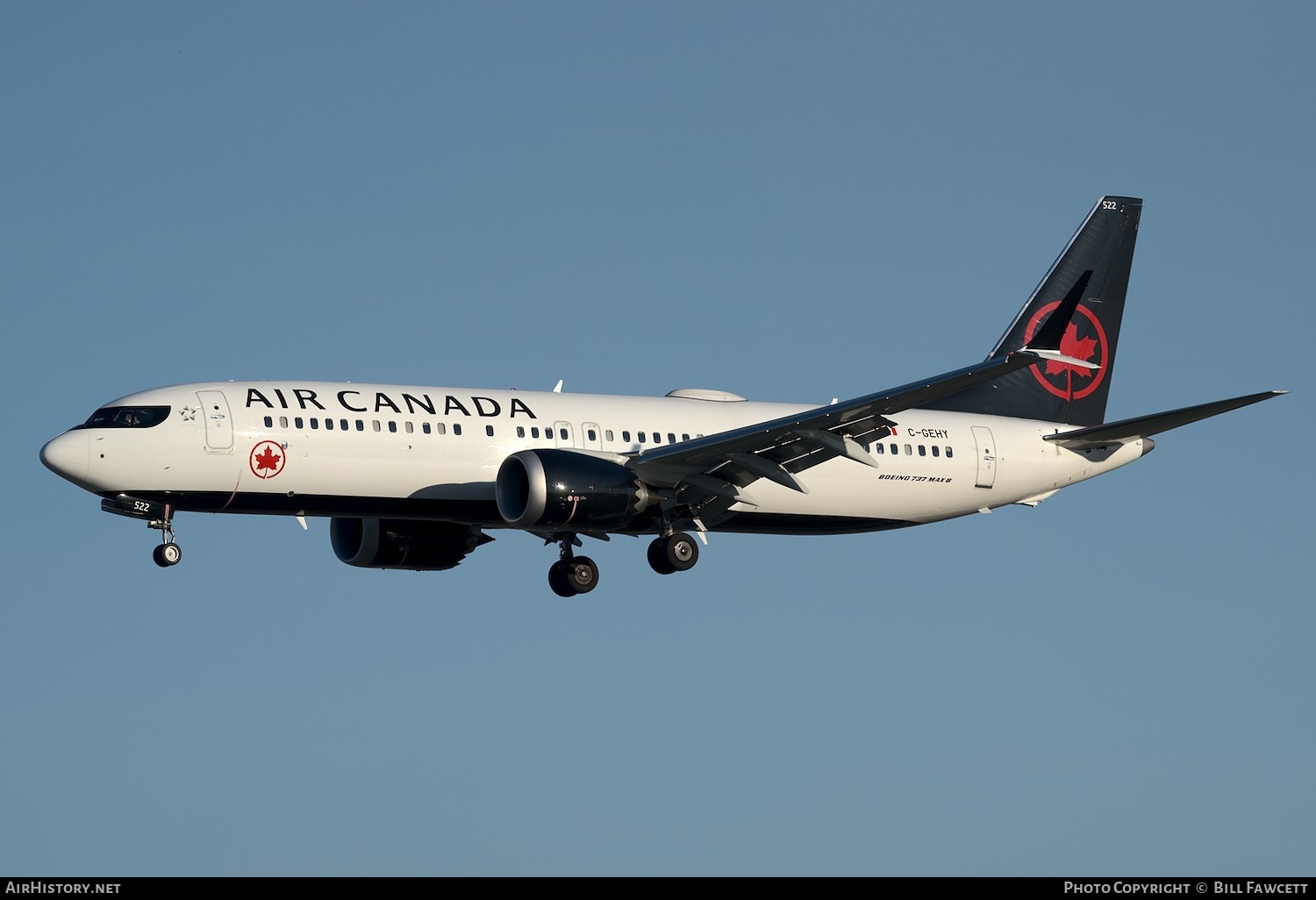 Aircraft Photo of C-GEHY | Boeing 737-8 Max 8 | Air Canada | AirHistory.net #375028