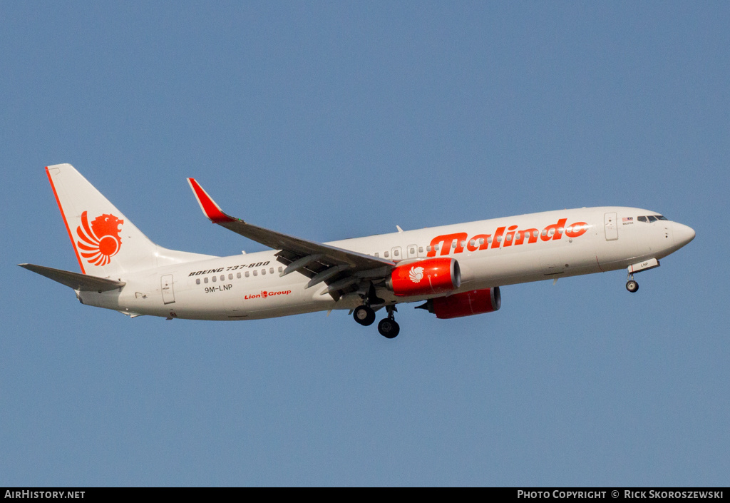 Aircraft Photo of 9M-LNP | Boeing 737-8GP | Malindo Air | AirHistory.net #375033