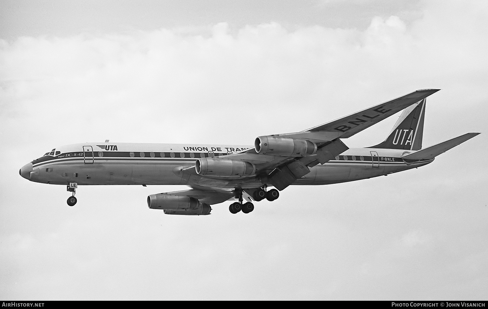 Aircraft Photo of F-BNLE | McDonnell Douglas DC-8-62 | UTA - Union de Transports Aériens | AirHistory.net #375042