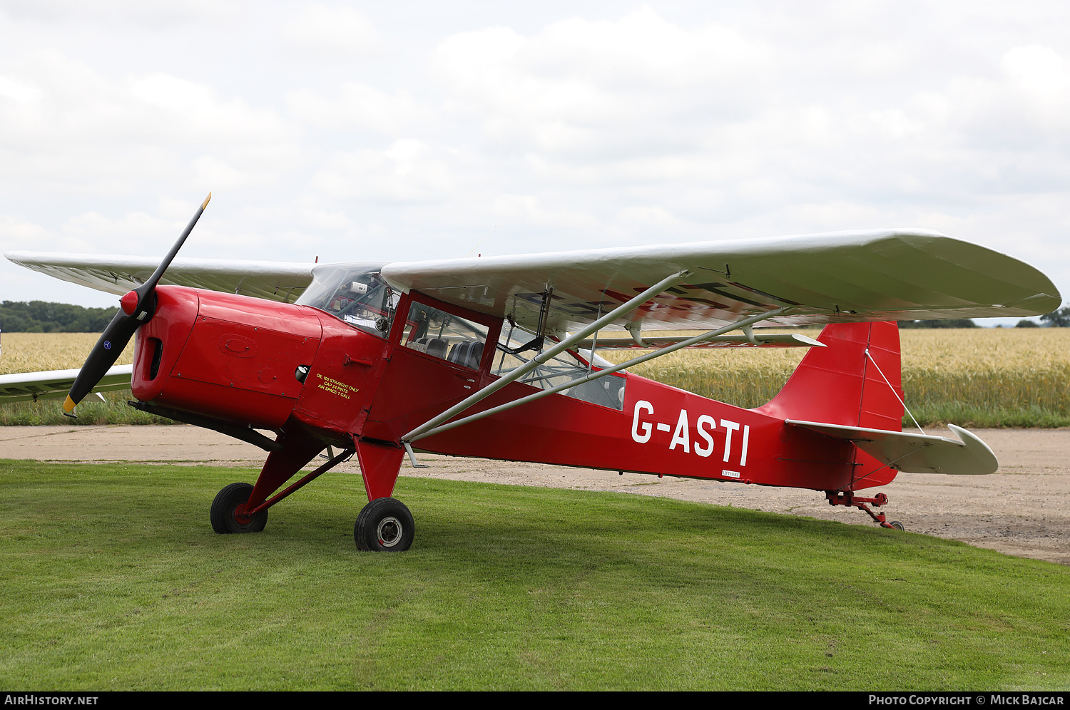 Aircraft Photo of G-ASTI | Auster 6A Tugmaster | AirHistory.net #375054