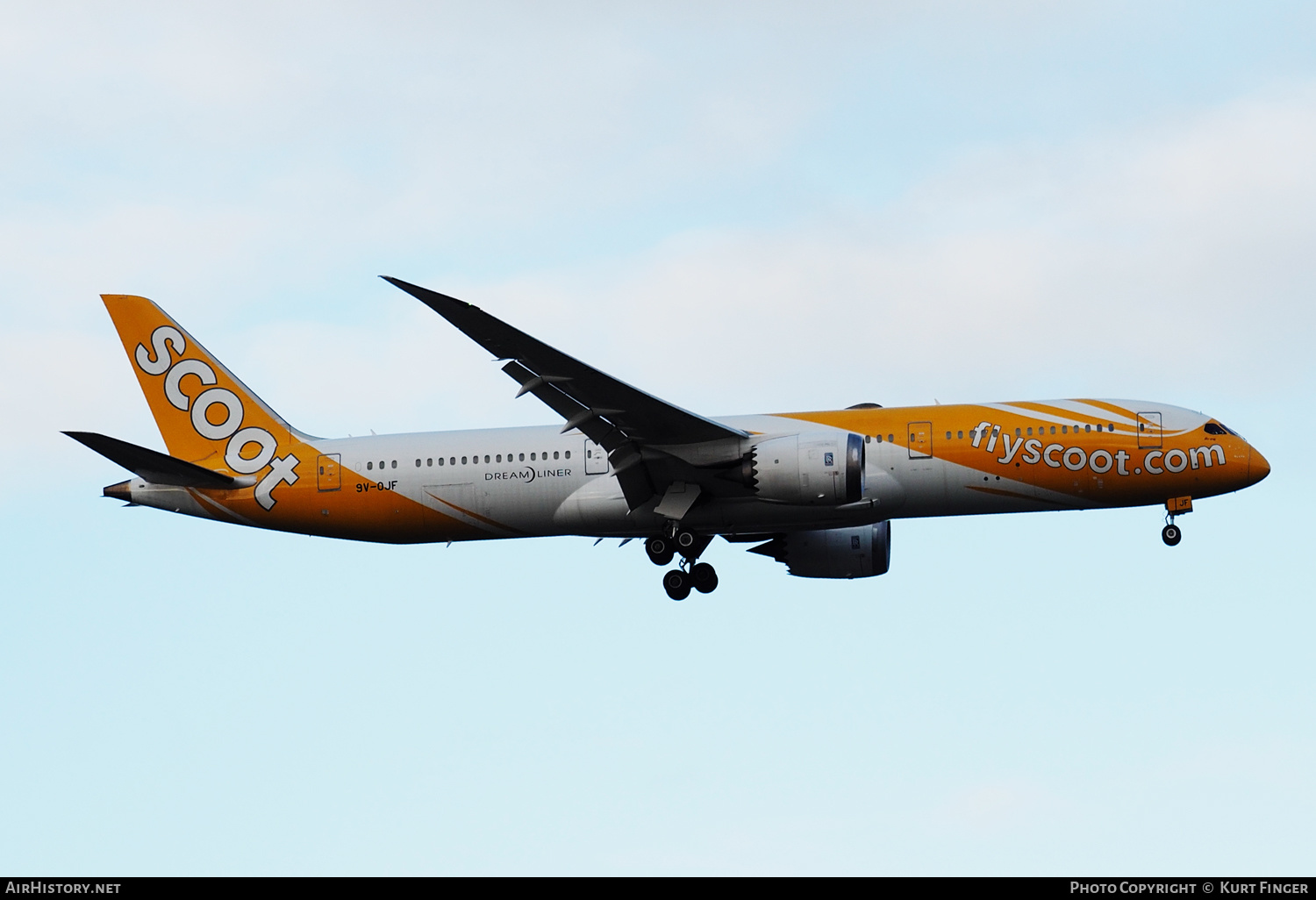 Aircraft Photo of 9V-OJF | Boeing 787-9 Dreamliner | Scoot | AirHistory.net #375058
