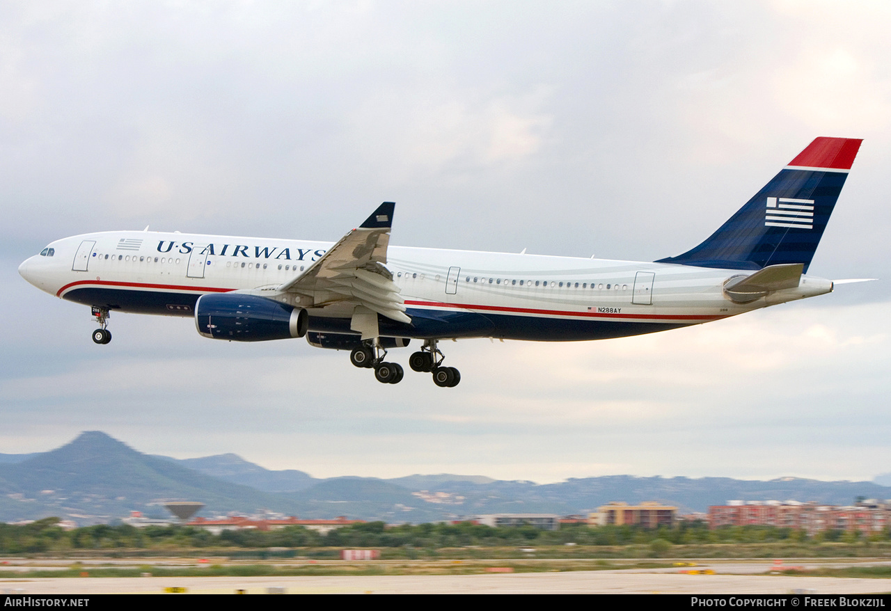 Aircraft Photo of N288AY | Airbus A330-243 | US Airways | AirHistory.net #375064