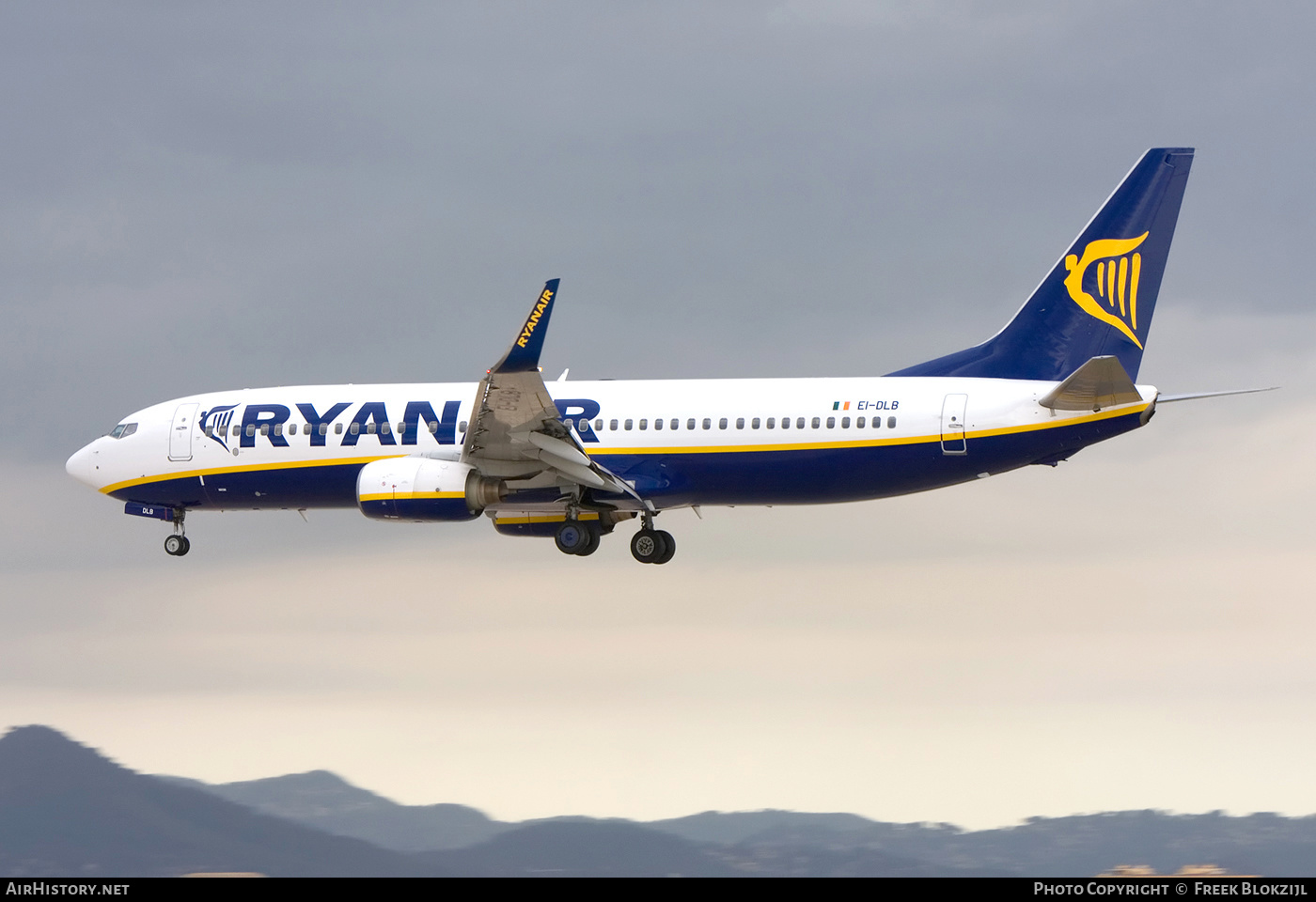 Aircraft Photo of EI-DLB | Boeing 737-8AS | Ryanair | AirHistory.net #375065