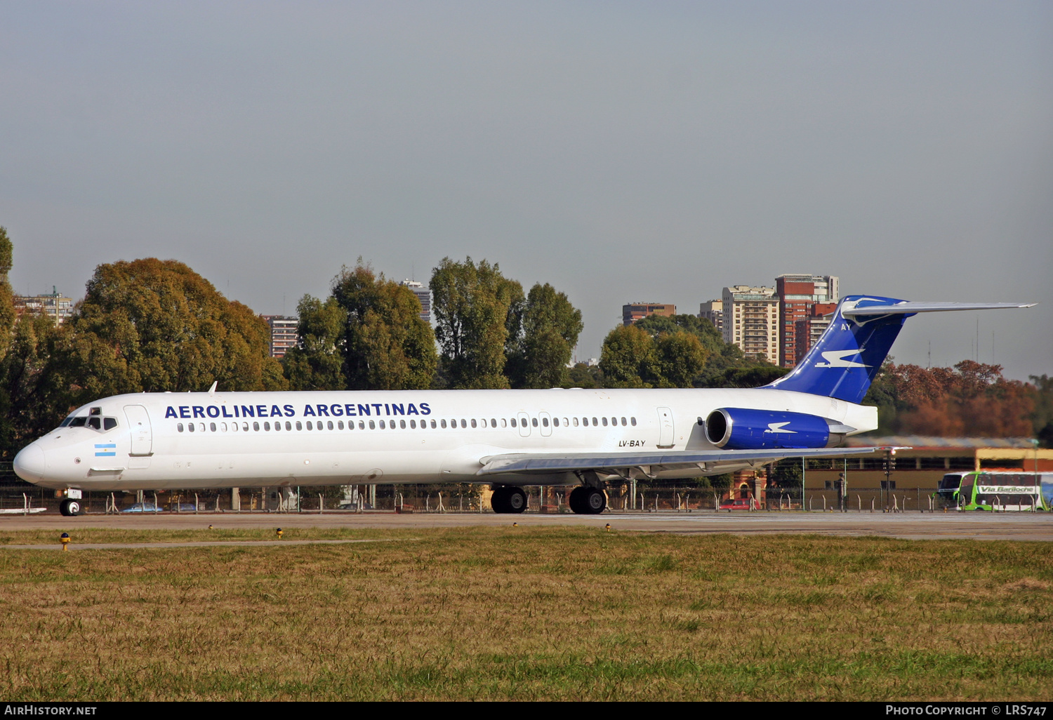 Aircraft Photo of LV-BAY | McDonnell Douglas MD-83 (DC-9-83) | Aerolíneas Argentinas | AirHistory.net #375079