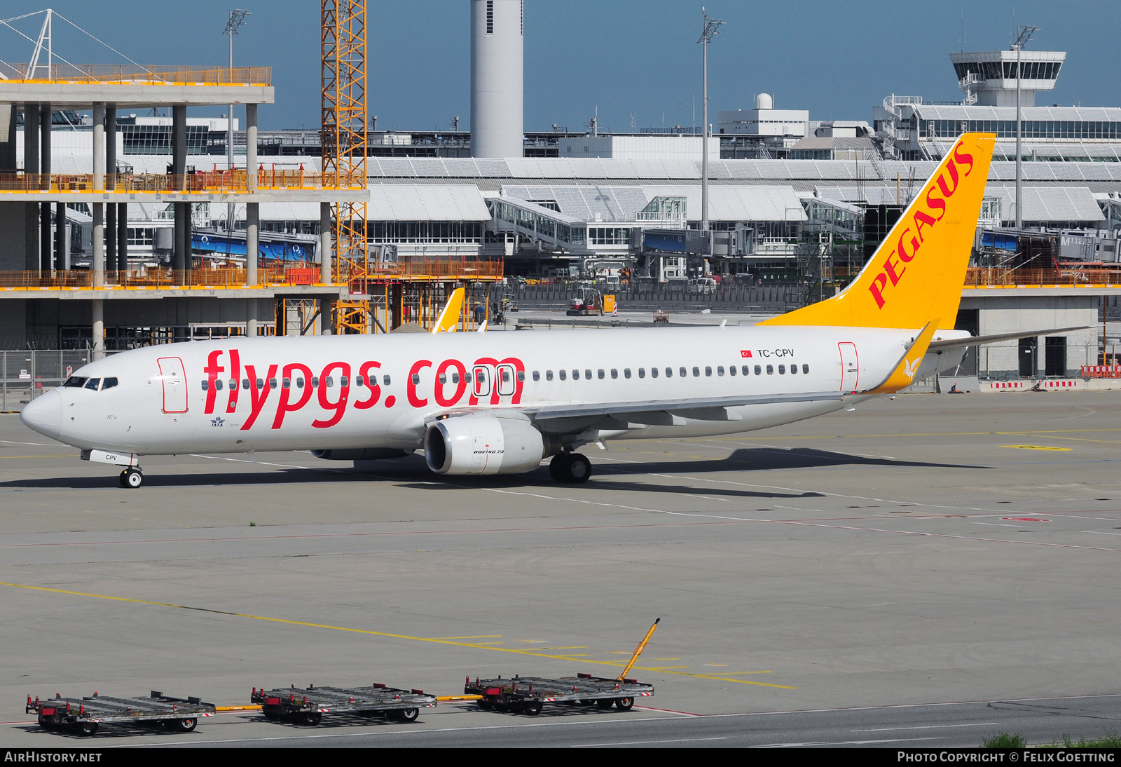Aircraft Photo of TC-CPV | Boeing 737-86J | Pegasus Airlines | AirHistory.net #375082