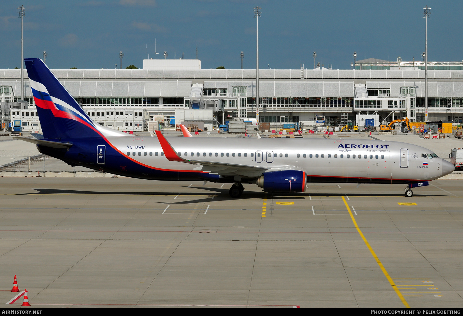 Aircraft Photo of VQ-BWB | Boeing 737-8LJ | Aeroflot - Russian Airlines | AirHistory.net #375084