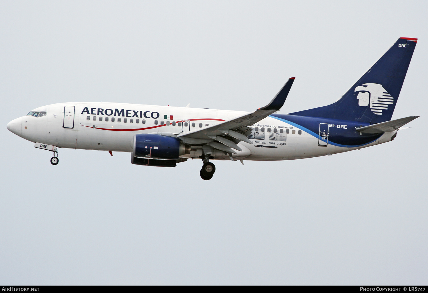 Aircraft Photo of EI-DRE | Boeing 737-752 | AeroMéxico | AirHistory.net #375091