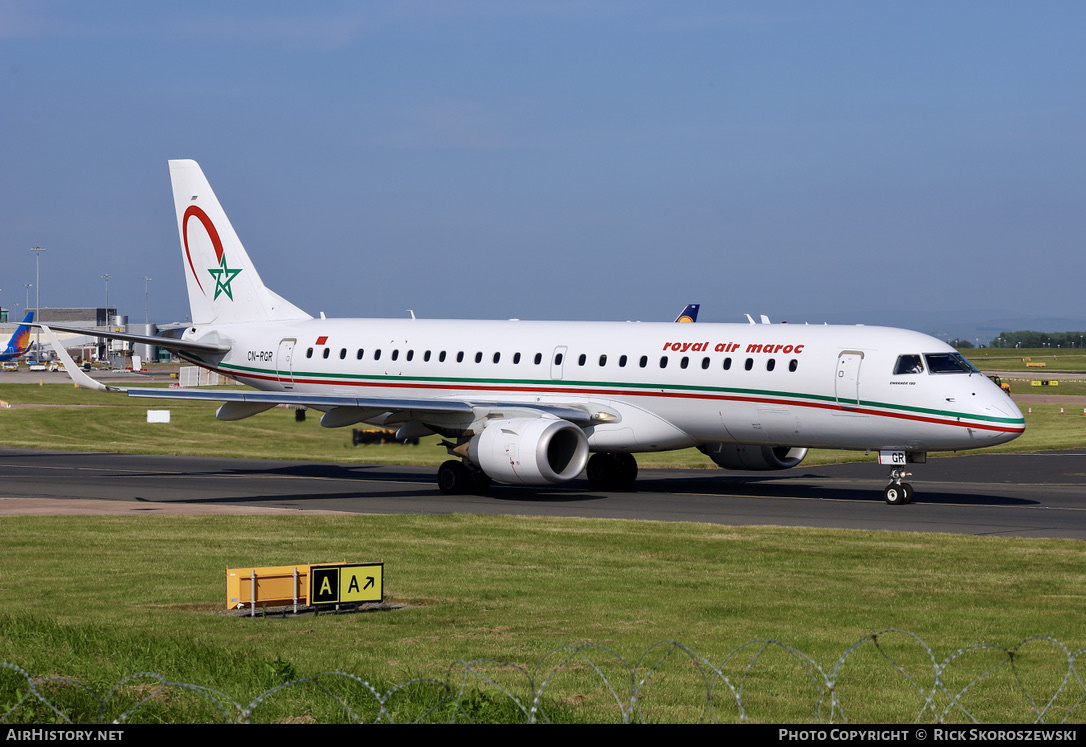 Aircraft Photo of CN-RGR | Embraer 190AR (ERJ-190-100IGW) | Royal Air Maroc - RAM | AirHistory.net #375135