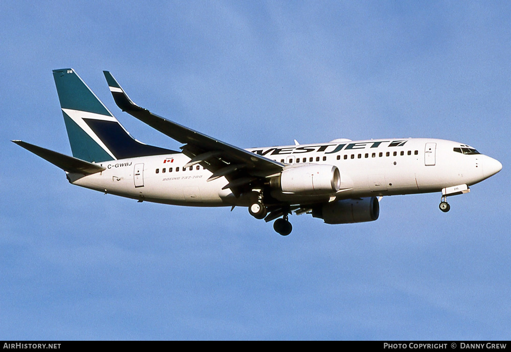 Aircraft Photo of C-GWBJ | Boeing 737-7CT | WestJet | AirHistory.net #375141