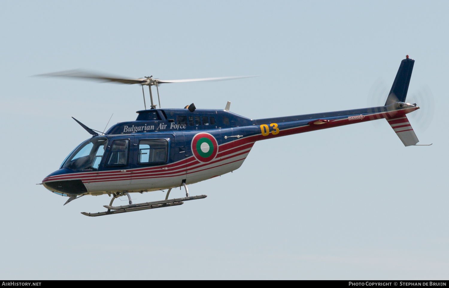 Aircraft Photo of 03 | Bell 206B-3 JetRanger III | Bulgaria - Air Force | AirHistory.net #375145