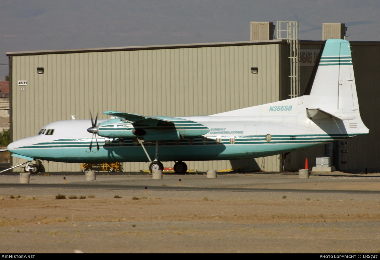 Aircraft Photo of N366SB | Fairchild F-27F | Sunbelt Communications | AirHistory.net #375161