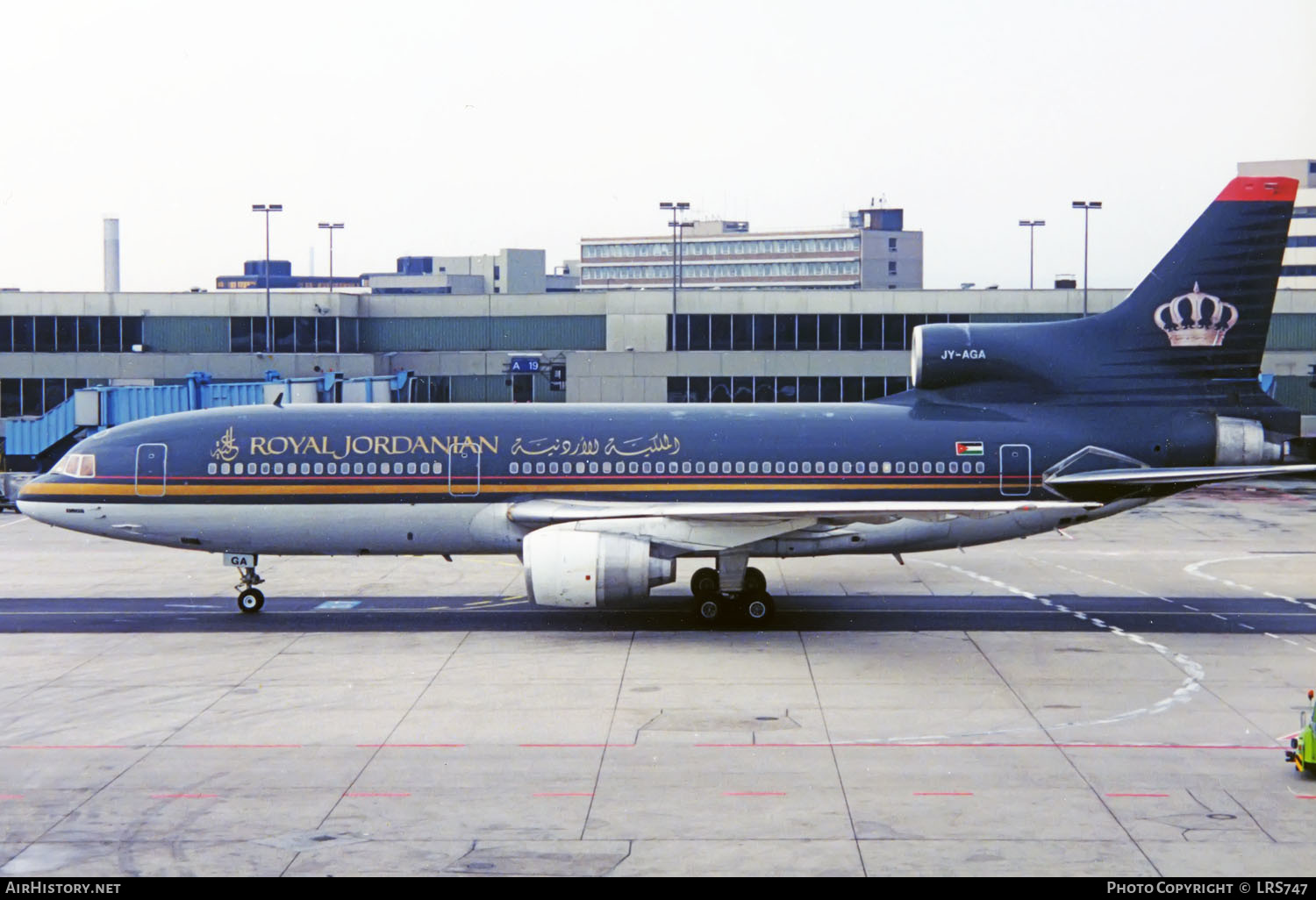 Aircraft Photo of JY-AGA | Lockheed L-1011-385-3 TriStar 500 | Royal Jordanian Airlines | AirHistory.net #375171