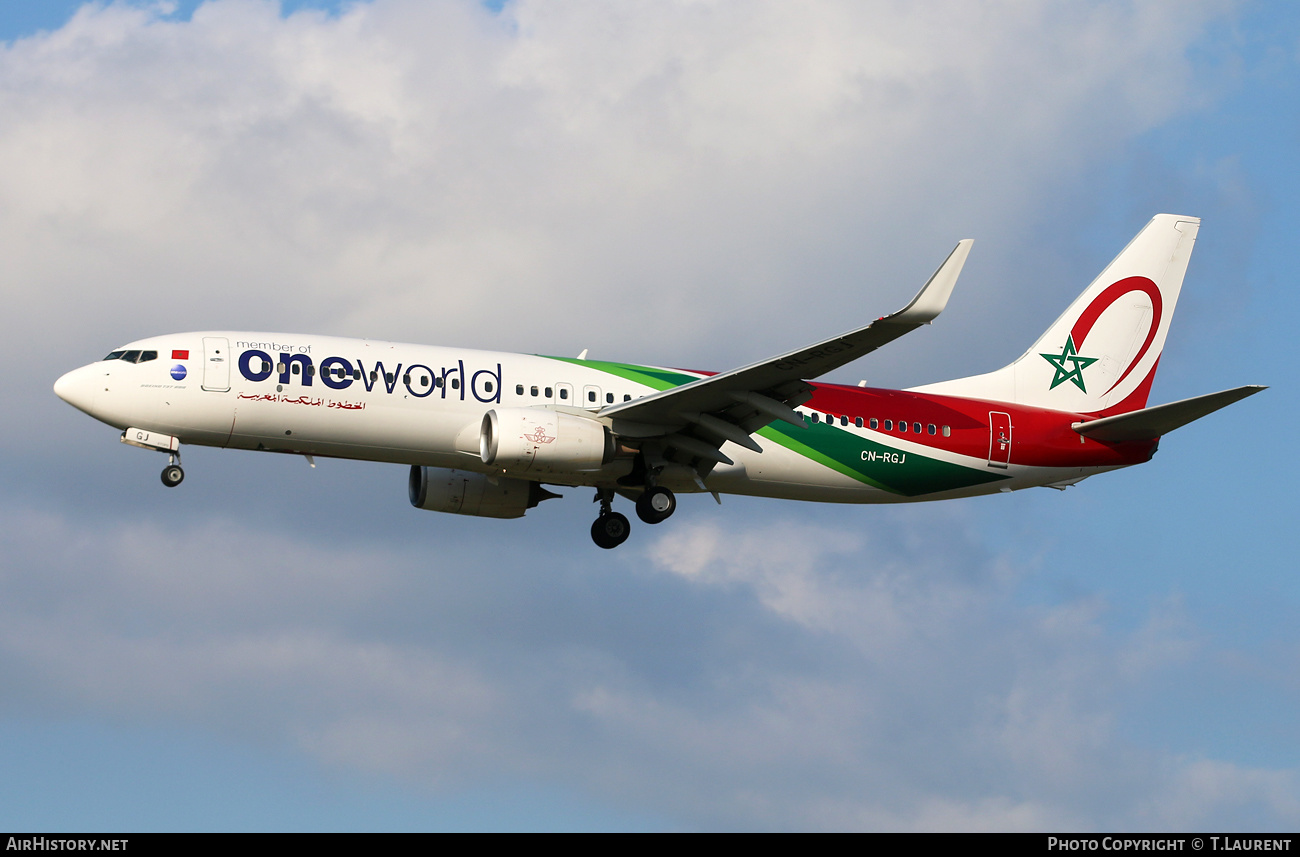 Aircraft Photo of CN-RGJ | Boeing 737-8B6 | Royal Air Maroc - RAM | AirHistory.net #375180