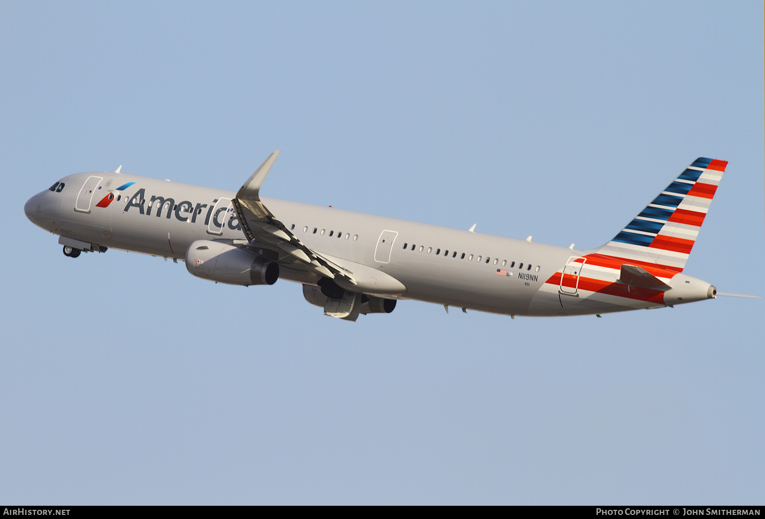 Aircraft Photo of N119NN | Airbus A321-231 | American Airlines | AirHistory.net #375197