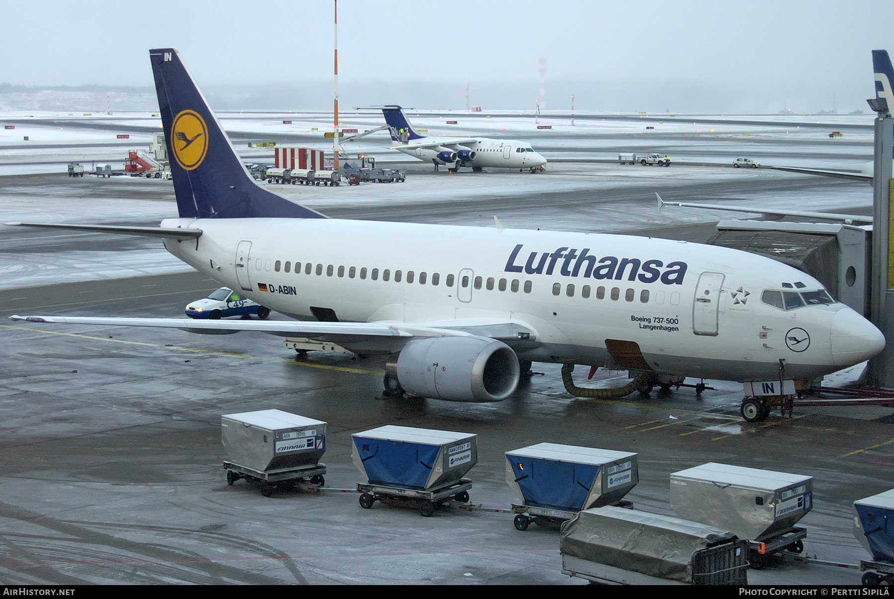 Aircraft Photo of D-ABIN | Boeing 737-530 | Lufthansa | AirHistory.net #375238