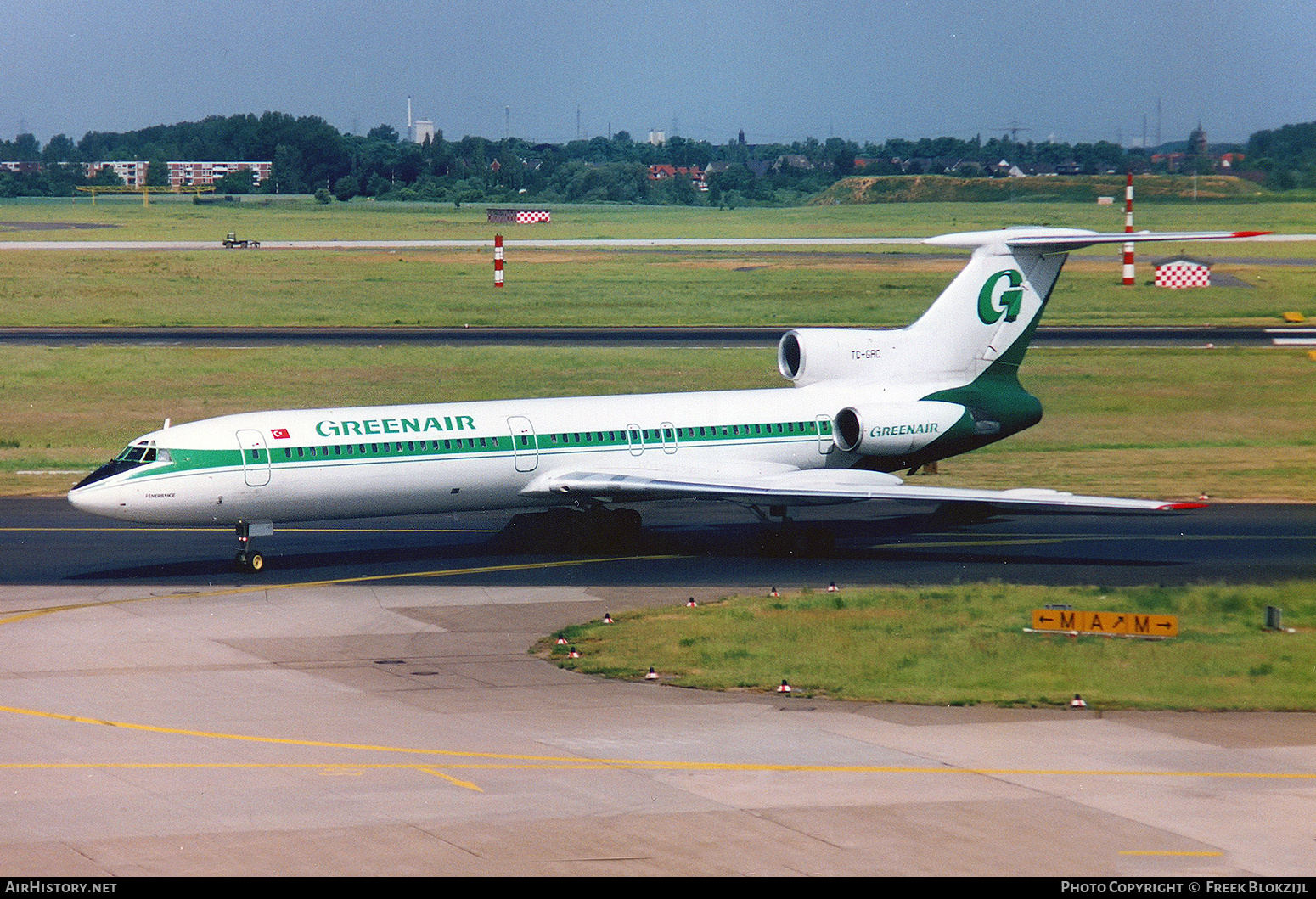 Aircraft Photo of TC-GRC | Tupolev Tu-154M | Greenair | AirHistory.net #375257