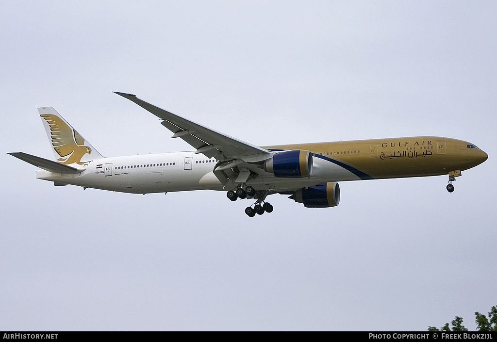 Aircraft Photo of VT-JEG | Boeing 777-35R/ER | Gulf Air | AirHistory.net #375294