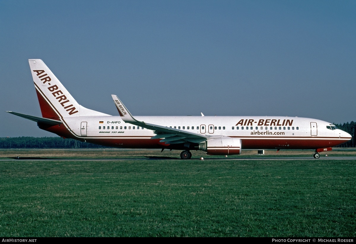 Aircraft Photo of D-AHFO | Boeing 737-8K5 | Air Berlin | AirHistory.net #375312