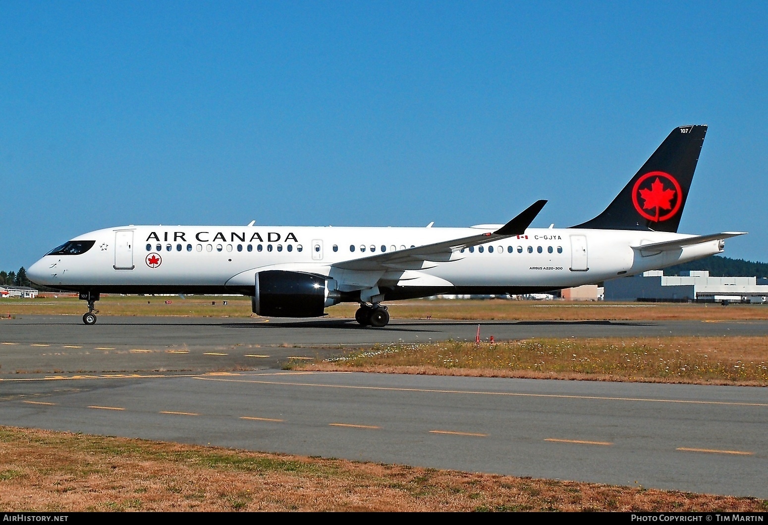 Aircraft Photo of C-GJYA | Airbus A220-371 (BD-500-1A11) | Air Canada | AirHistory.net #375333