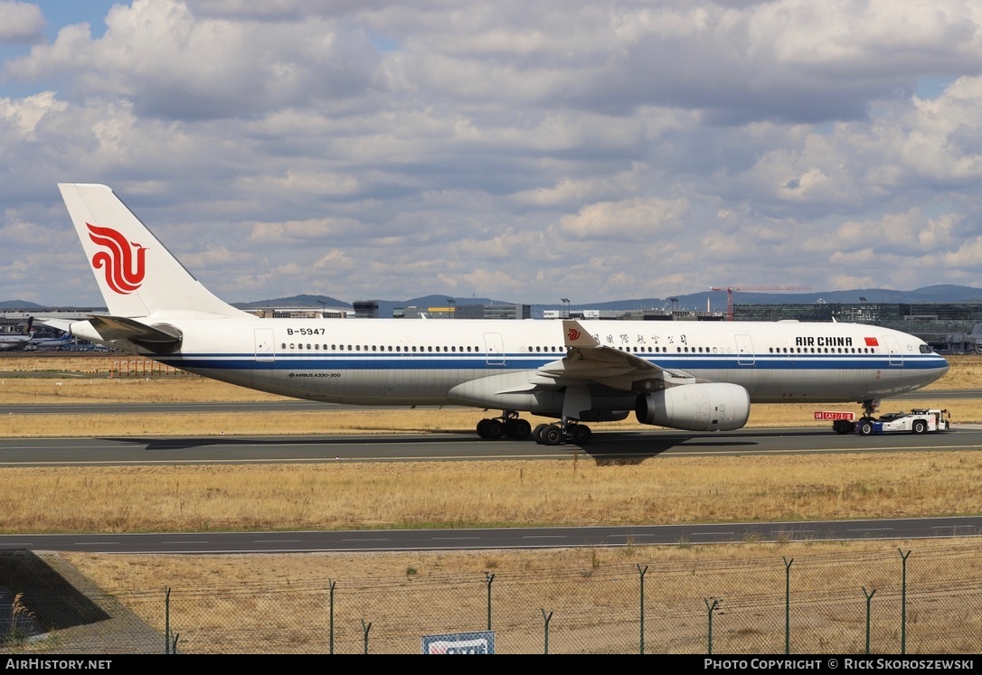 Aircraft Photo of B-5947 | Airbus A330-343E | Air China | AirHistory.net #375342