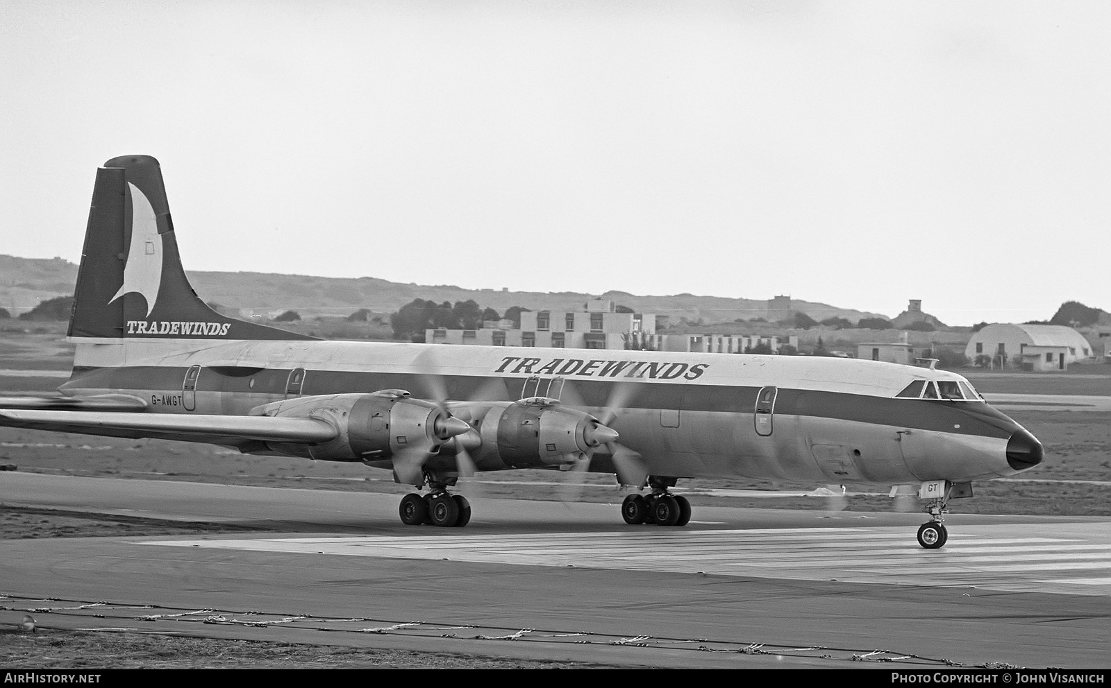 Aircraft Photo of G-AWGT | Canadair CL-44D4-1 | Tradewinds Airways | AirHistory.net #375348