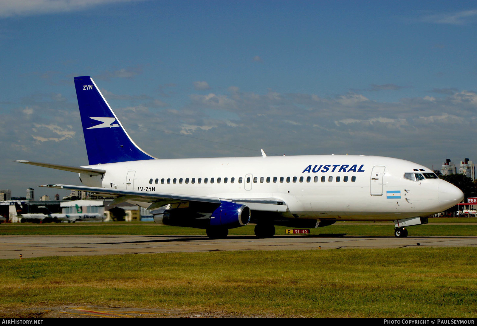 Aircraft Photo of LV-ZYN | Boeing 737-236/Adv | Austral Líneas Aéreas | AirHistory.net #375360