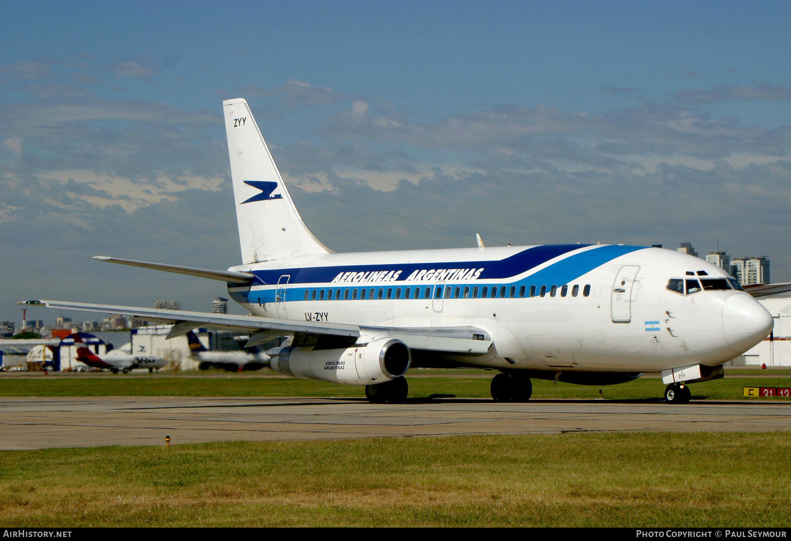 Aircraft Photo of LV-ZYY | Boeing 737-236/Adv | Aerolíneas Argentinas | AirHistory.net #375372