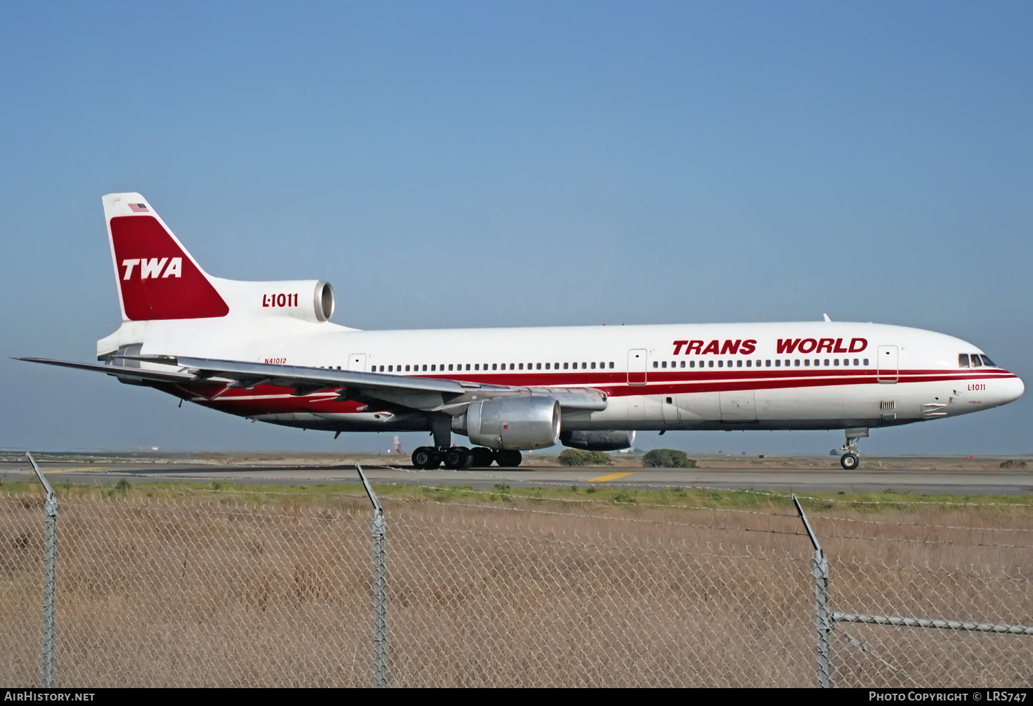 Aircraft Photo of N41012 | Lockheed L-1011-385-1 TriStar 1 | Trans World Airlines - TWA | AirHistory.net #375412