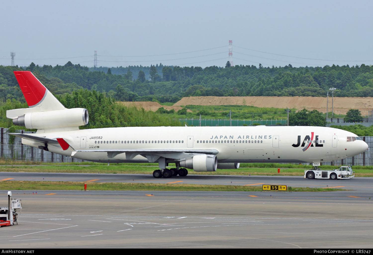 Aircraft Photo of JA8582 | McDonnell Douglas MD-11 | Japan Airlines - JAL | AirHistory.net #375447