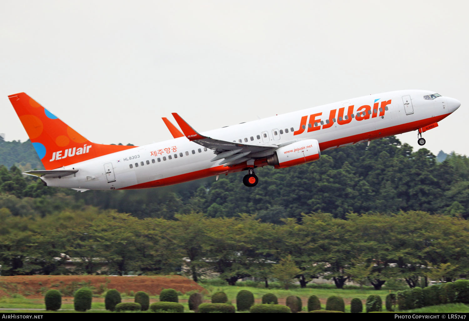 Aircraft Photo of HL8303 | Boeing 737-8FH | Jeju Air | AirHistory.net #375452