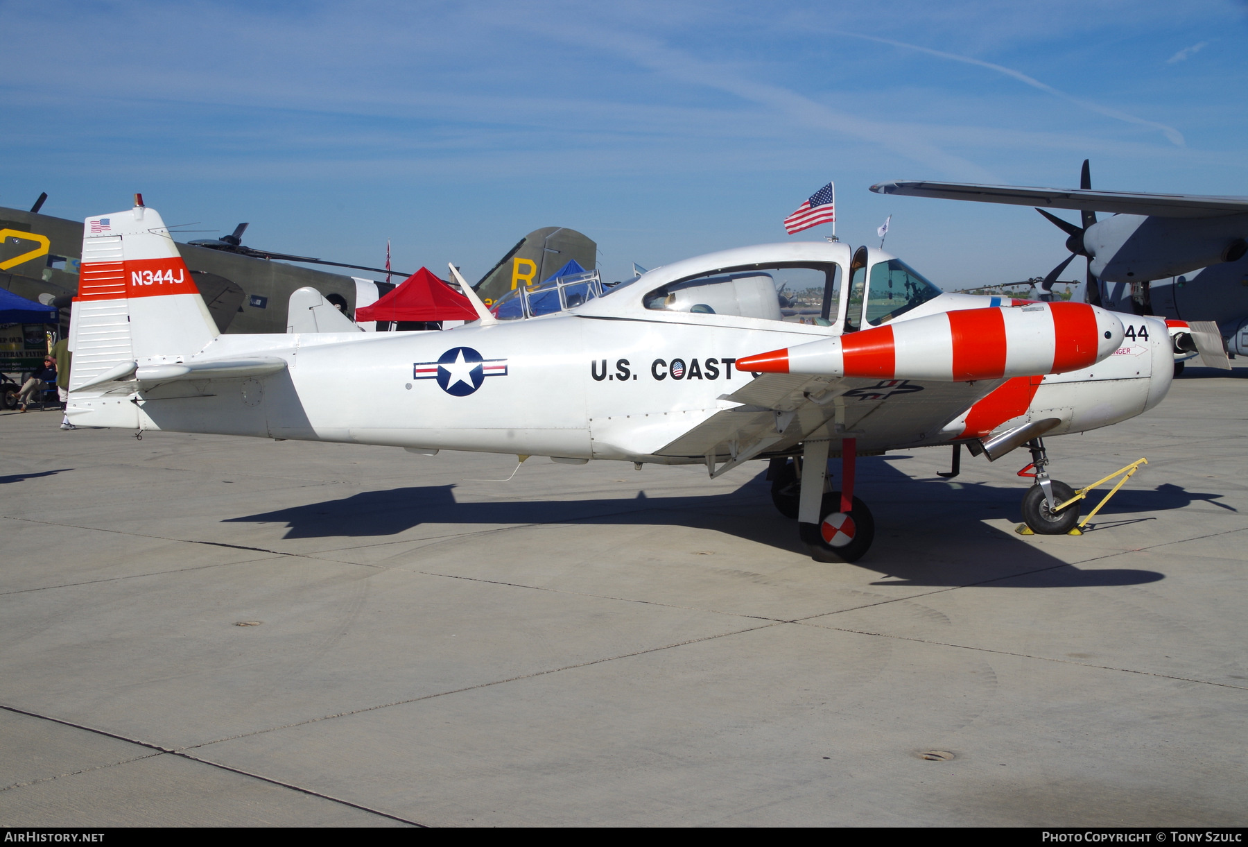 Aircraft Photo of N344J | North American Navion A (NA-145) | USA - Coast Guard | AirHistory.net #375453