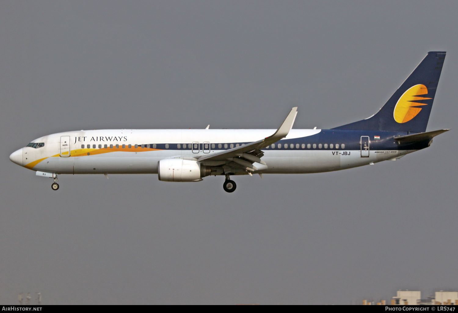 Aircraft Photo of VT-JBJ | Boeing 737-85R | Jet Airways | AirHistory.net #375454