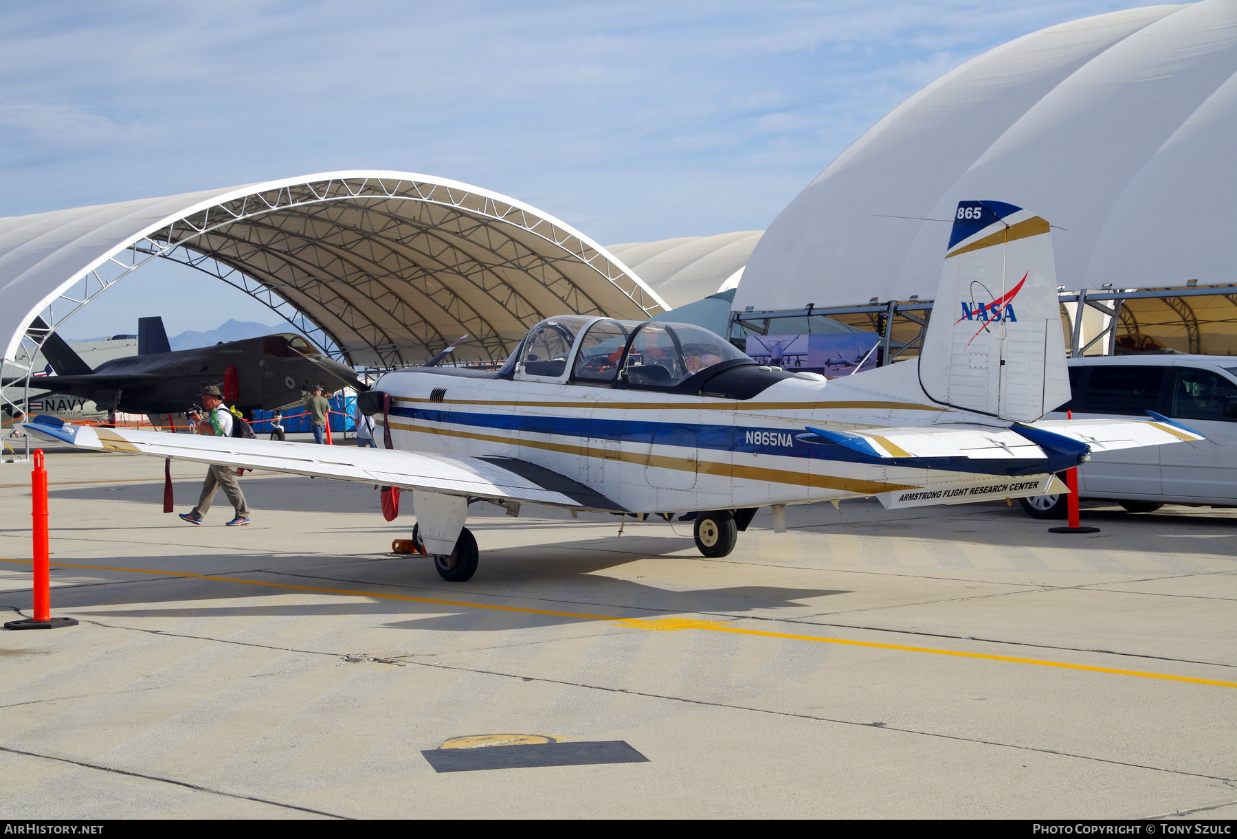 Aircraft Photo of N865NA | Beech NT-34C Turbo Mentor (45) | NASA - National Aeronautics and Space Administration | AirHistory.net #375460