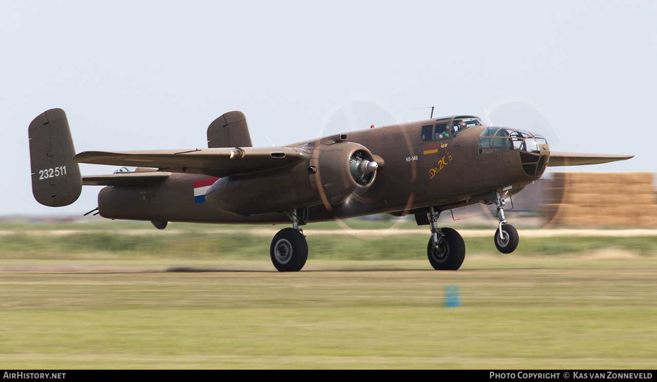 Aircraft Photo of PH-XXV / N5-149 | North American B-25J Mitchell | Koninklijke Luchtmacht Historische Vlucht | Netherlands East Indies - Air Force | AirHistory.net #375470