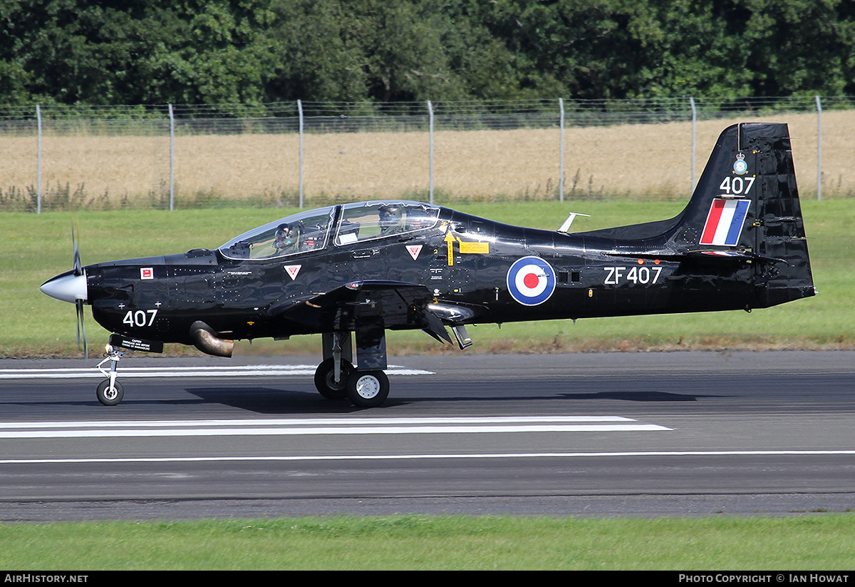 Aircraft Photo of ZF407 | Short S-312 Tucano T1 | UK - Air Force | AirHistory.net #375502