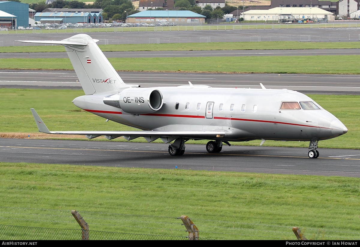 Aircraft Photo of OE-INS | Bombardier Challenger 605 (CL-600-2B16) | VistaJet | AirHistory.net #375503