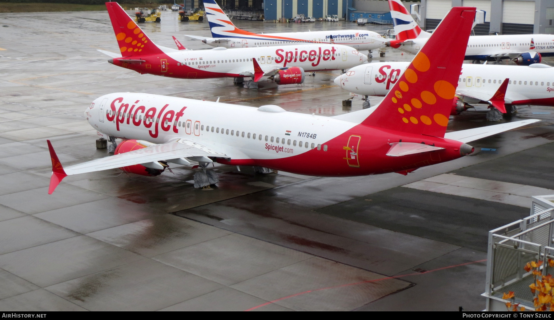 Aircraft Photo of N1784B / VT-MXM | Boeing 737-8 Max 8 | SpiceJet | AirHistory.net #375548