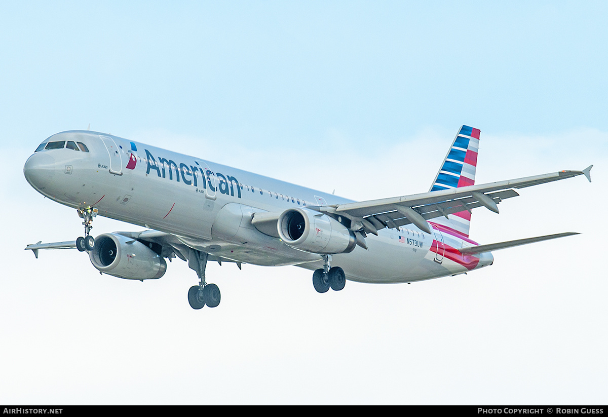 Aircraft Photo of N573UW | Airbus A321-231 | American Airlines | AirHistory.net #375559