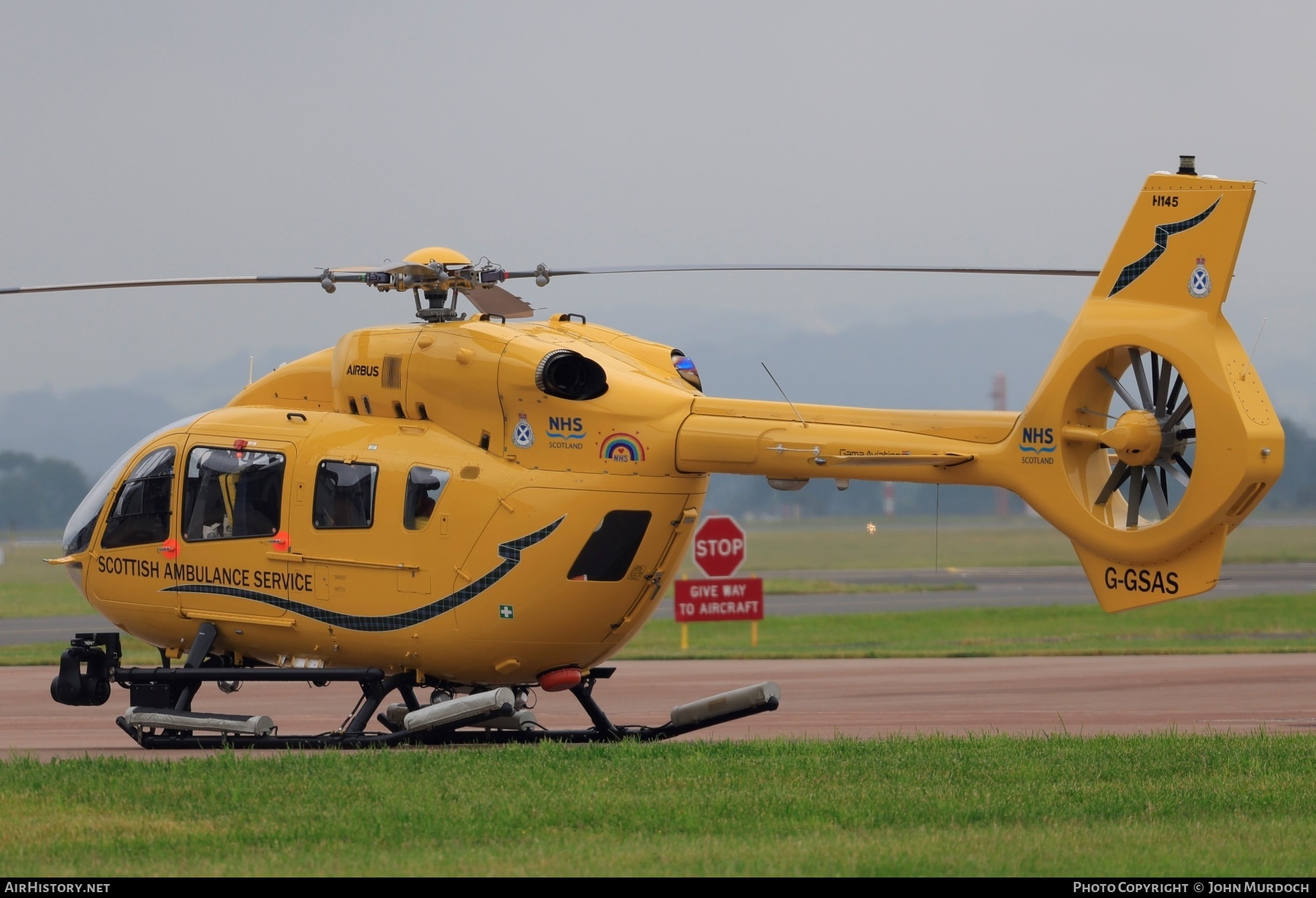Aircraft Photo of G-GSAS | Airbus Helicopters EC-145 (BK-117 D-2) | Scottish Ambulance Service | AirHistory.net #375572