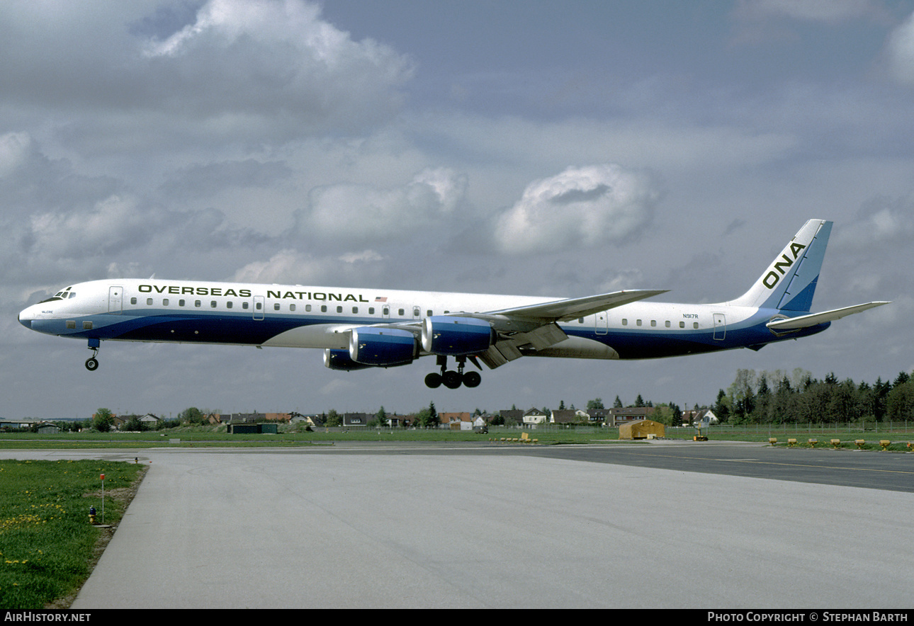 Aircraft Photo of N917R | McDonnell Douglas DC-8-71 | Overseas National Airways - ONA | AirHistory.net #375575