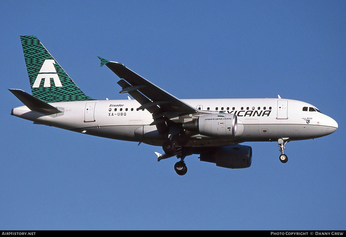 Aircraft Photo of XA-UBQ | Airbus A318-111 | Mexicana | AirHistory.net #375590