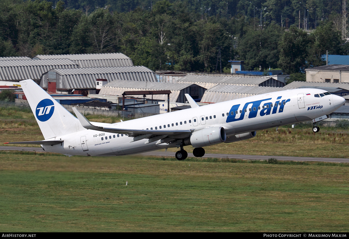 Aircraft Photo of VQ-BQQ | Boeing 737-8GU | UTair | AirHistory.net #375604