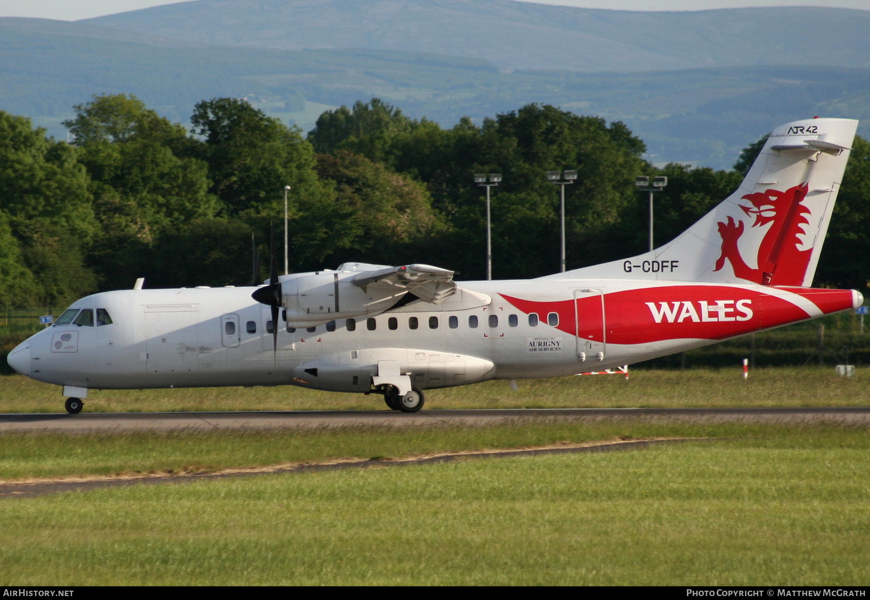 Aircraft Photo of G-CDFF | ATR ATR-42-300 | Air Wales | AirHistory.net #375609
