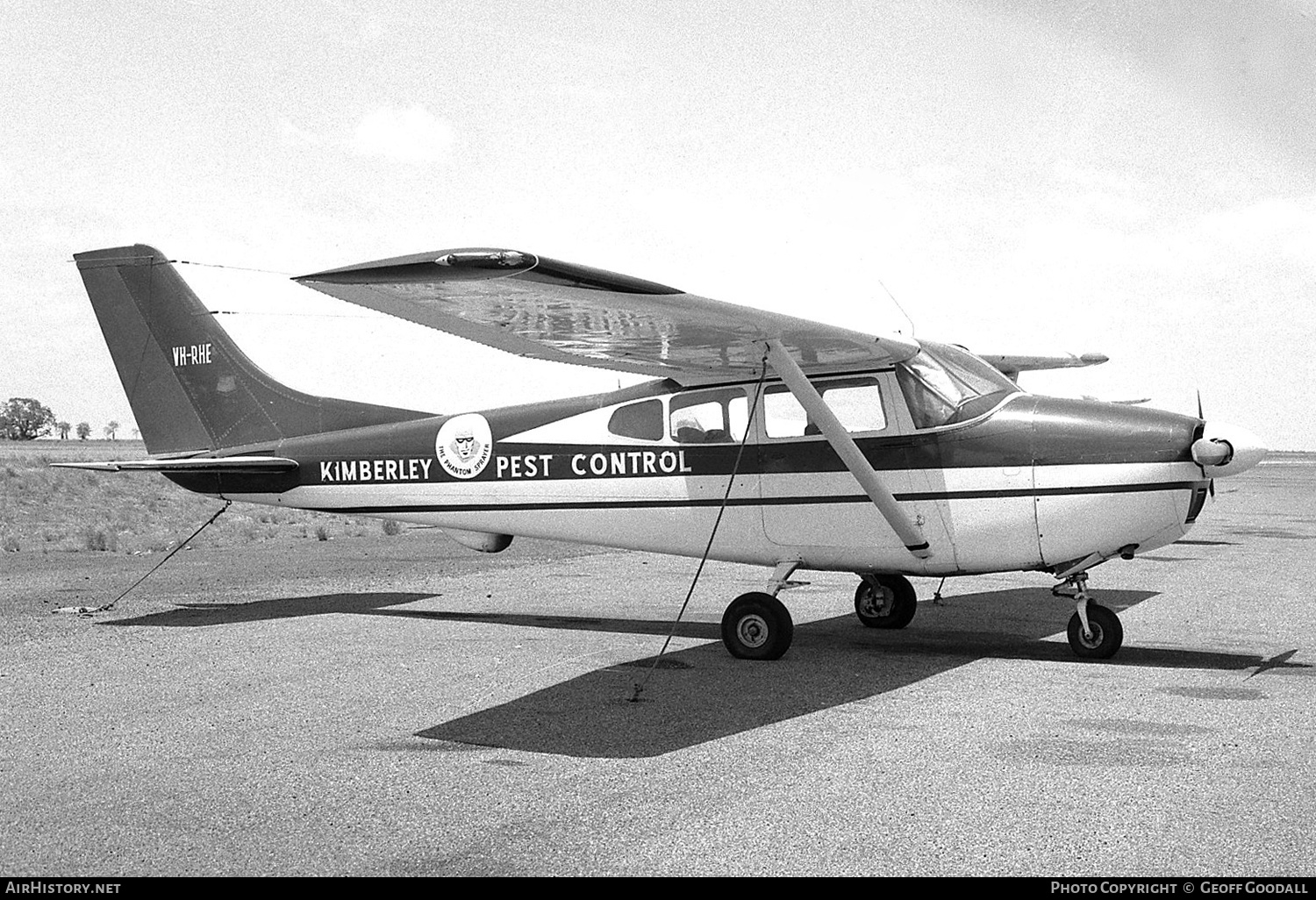 Aircraft Photo of VH-RHE | Cessna 182D Skylane | Kimberley Pest Control | AirHistory.net #375632