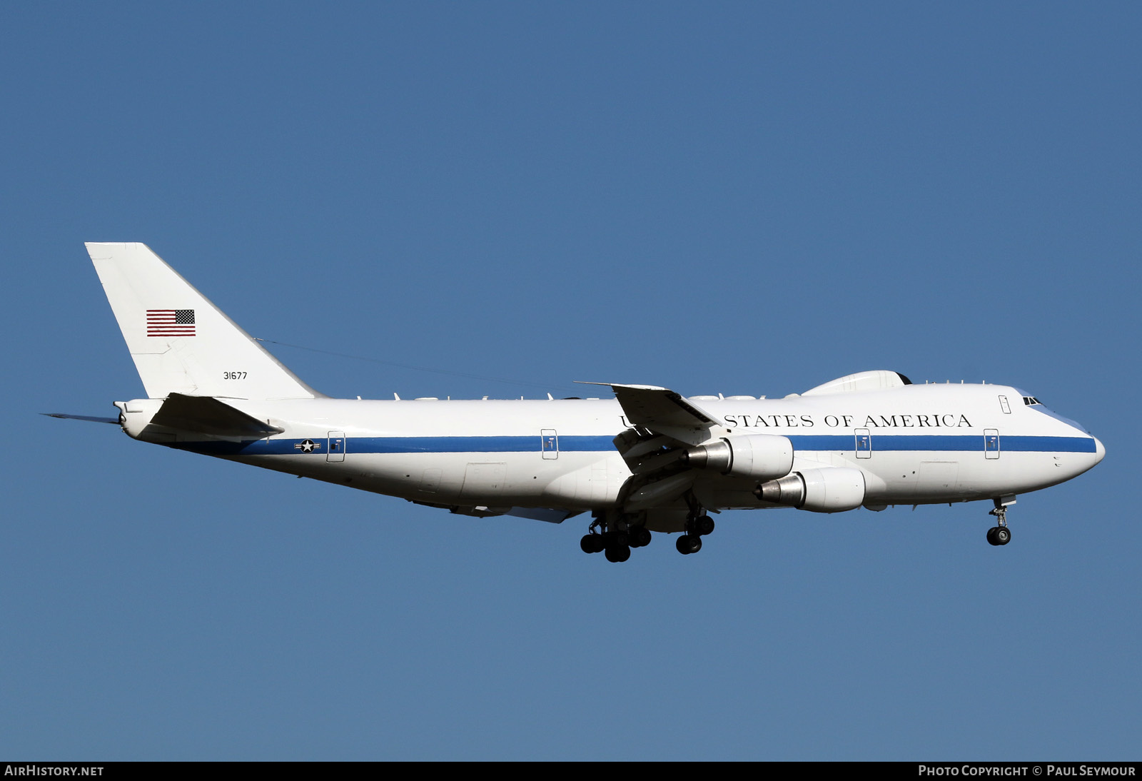 Aircraft Photo of 73-1677 / 31677 | Boeing E-4B (747-200B) | USA - Air Force | AirHistory.net #375652